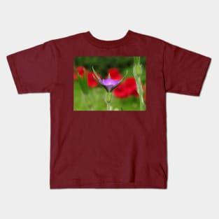 Corncockle in the Poppies Kids T-Shirt